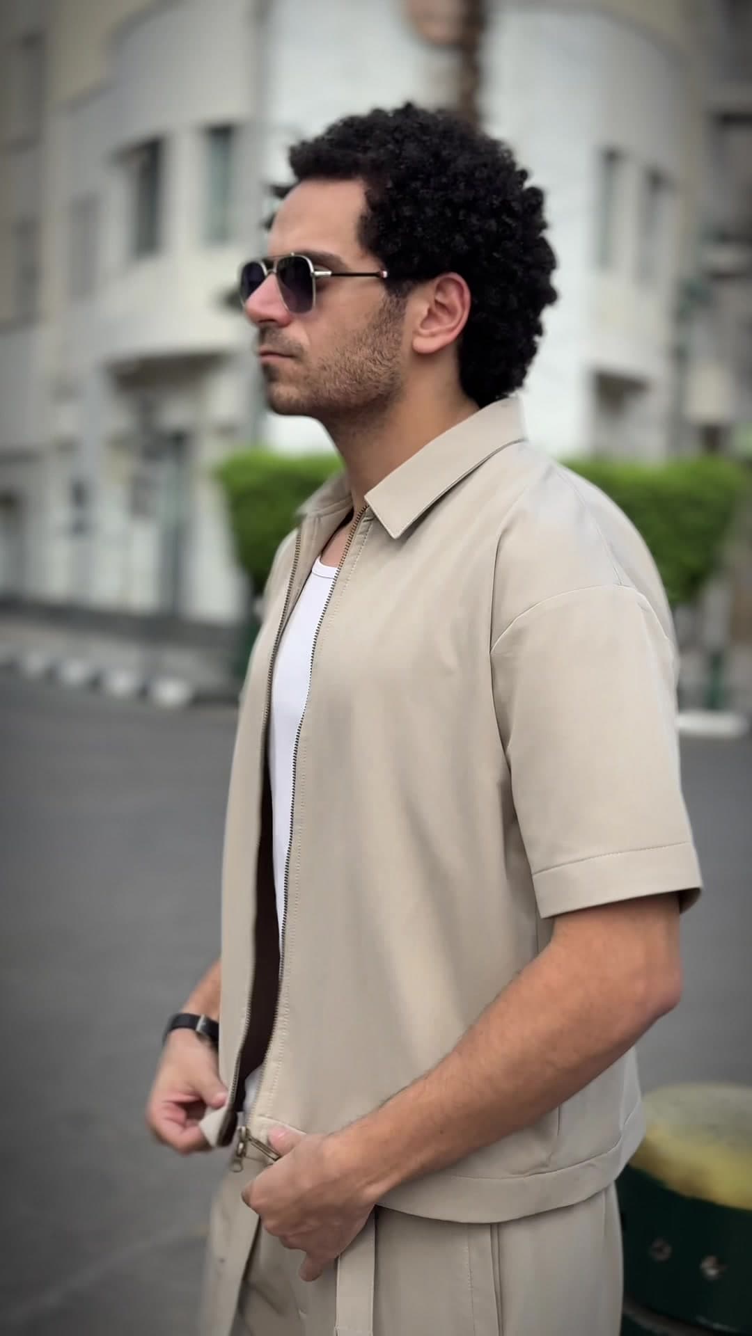 The Sand set in Downtown Cairo, three-quarter profile